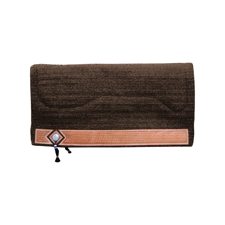 SHOW SADDLE PAD 36X34 BROWN