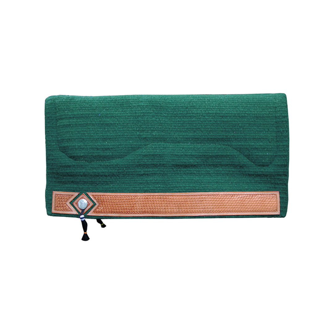 SHOW SADDLE PAD 36X34 GREEN