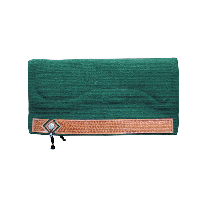 SHOW SADDLE PAD 36X34 GREEN