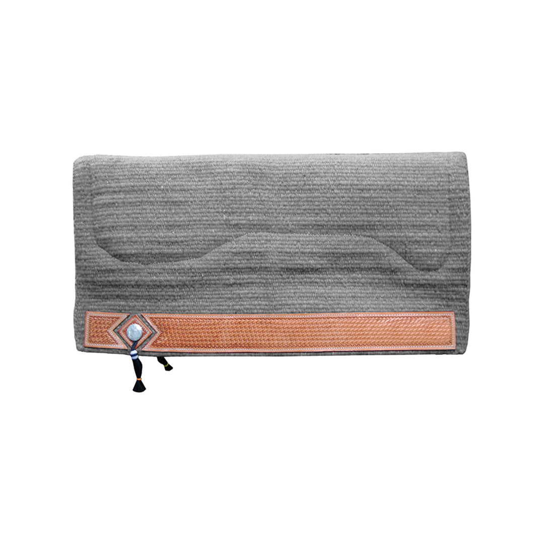 SHOW SADDLE PAD 36X34 GREY