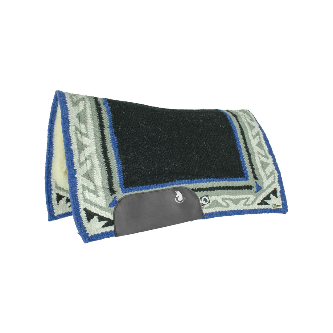SHOW SADDLE PAD 2015 EDITION BLACK/BLUE/BEIGE