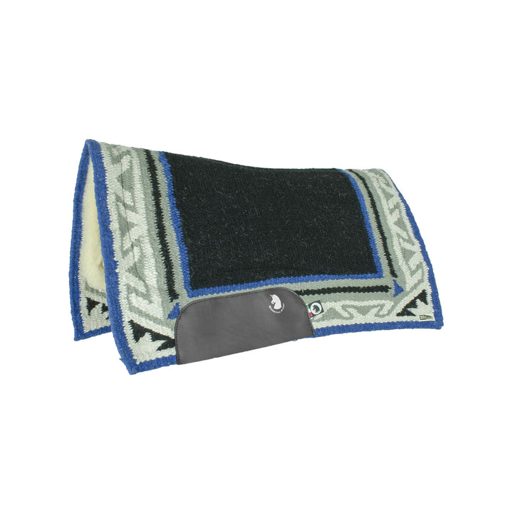 SHOW SADDLE PAD 2015 EDITION BLACK/BLUE/BEIGE