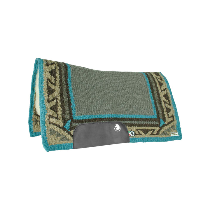 SHOW SADDLE PAD 2015 EDITION GREY/TORQUOISE