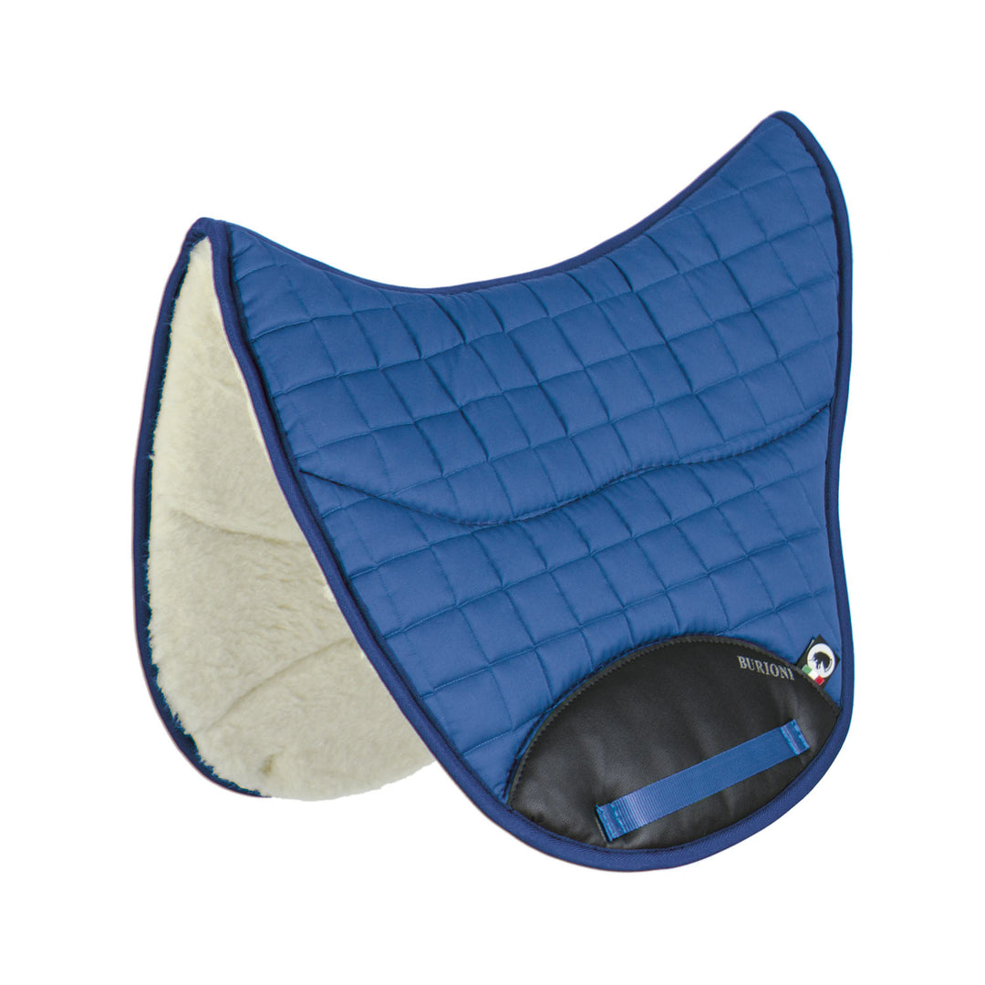 COTTON/WOOL ENDURANCE SADDLE PAD 16" ROYAL BLUE