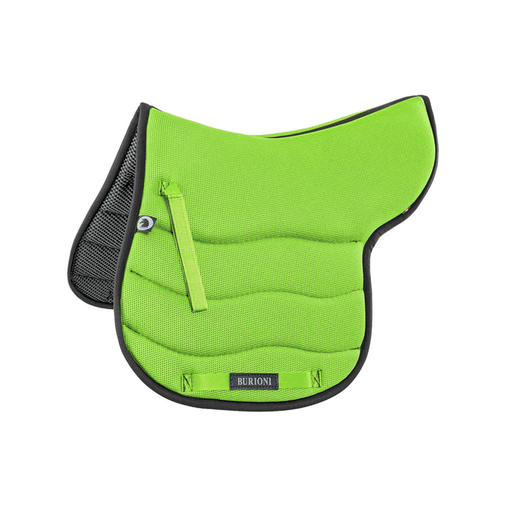 TTECH+SYMPA SHAPED SADDLE PAD LIME