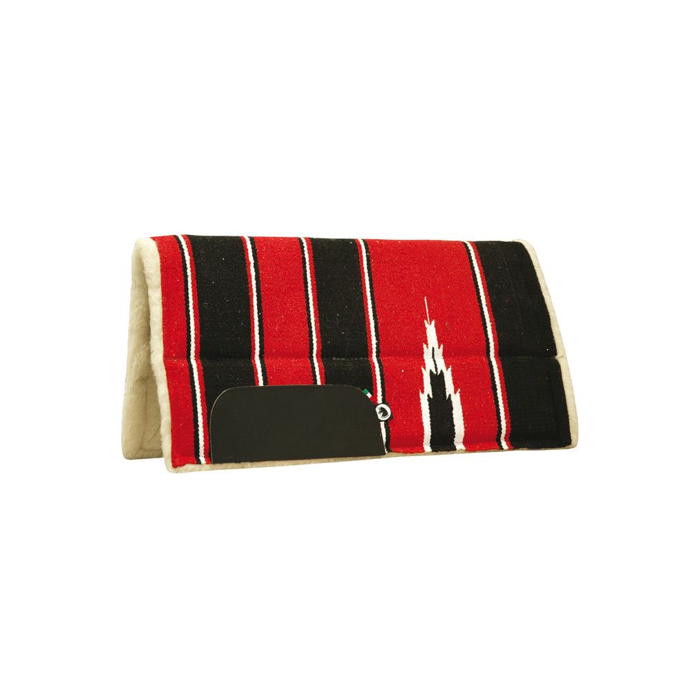 PONY SADDLE PAD W/SYNT FLEECE BOTTOM