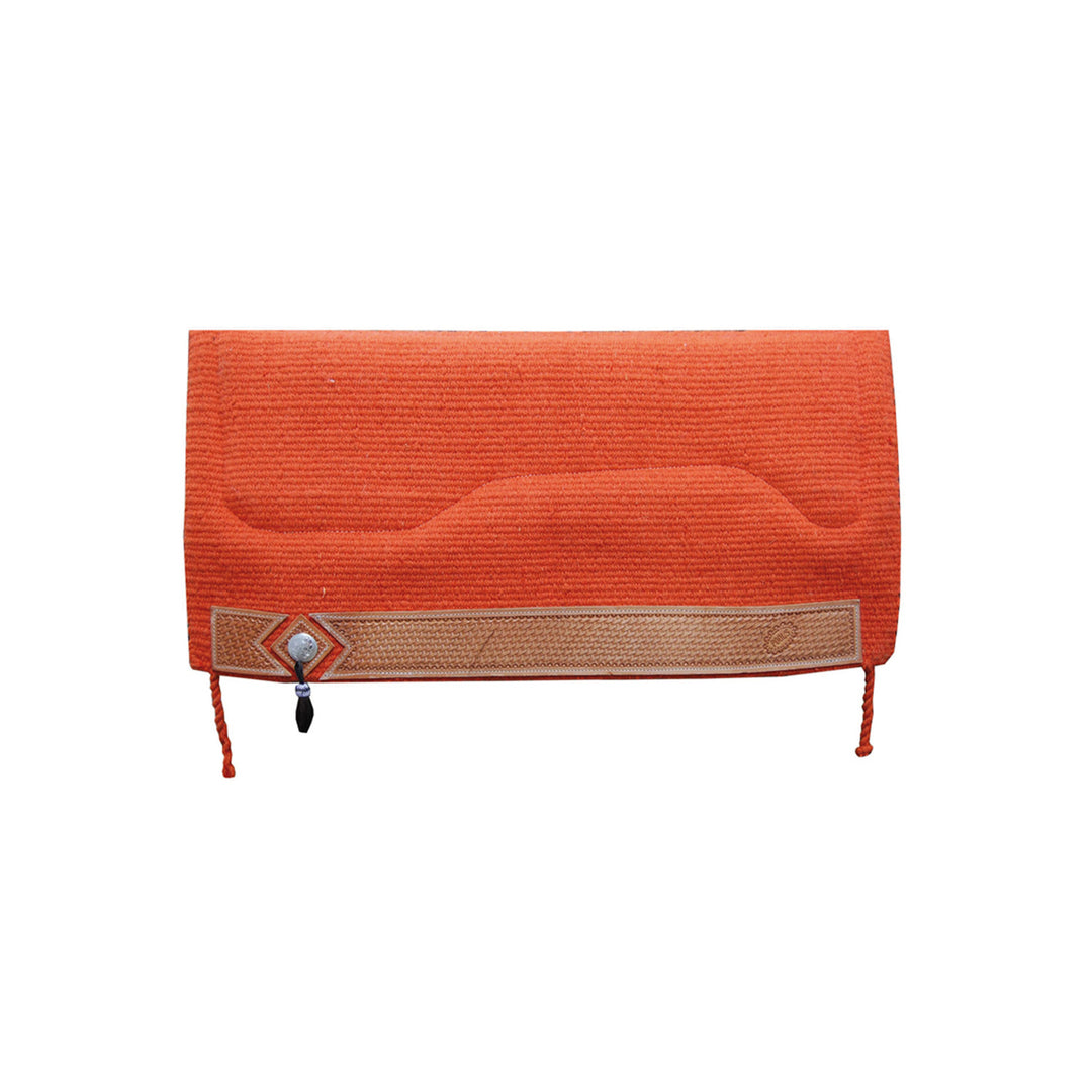 SHOW SADDLE PAD BARBWIRE MODEL 34,5 x 17,5 ORANGE
