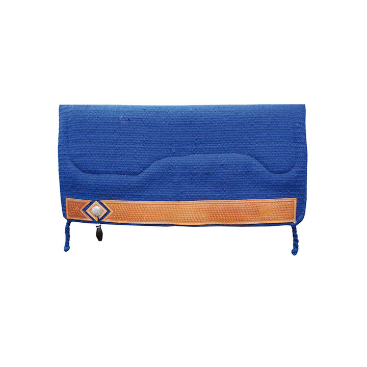 SHOW SADDLE PAD BARBWIRE MODEL 34,5 x 17,5 ROYAL BLUE