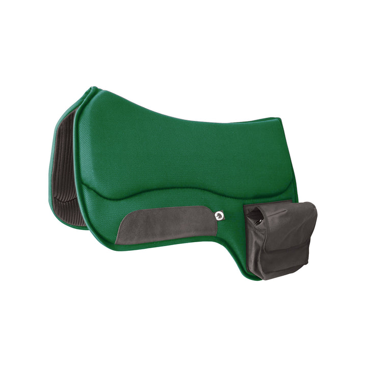 TTECH POCKETS SADDLE PAD HUNTER GREEN