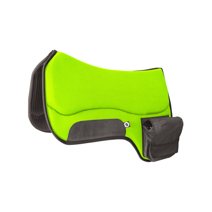 TTECH POCKETS SADDLE PAD LIME