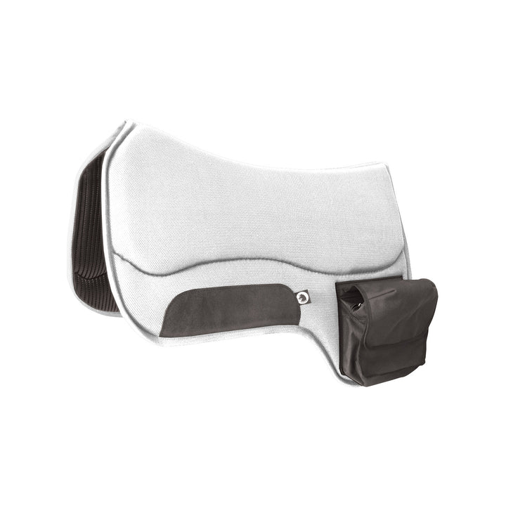 TTECH POCKETS SADDLE PAD WHITE