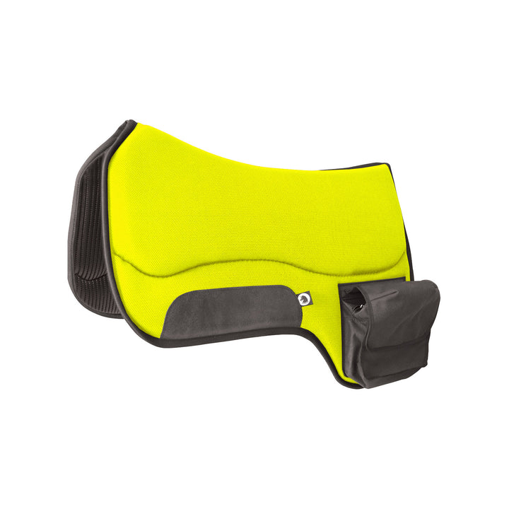 TTECH POCKETS SADDLE PAD YELLOW FLUO