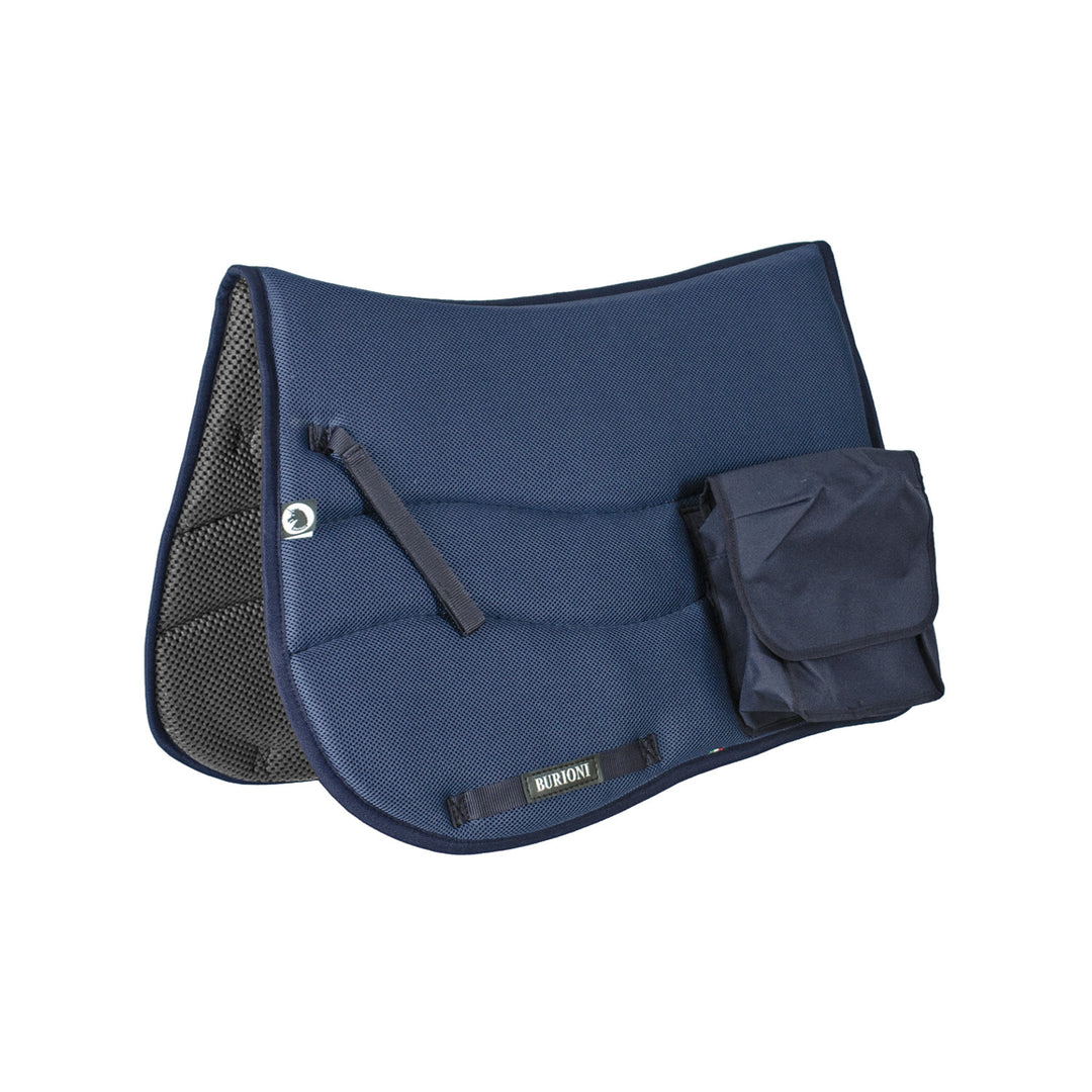 ENGLISH SADDLE PAD WITH POCKETS TT + SYMPA NAVY