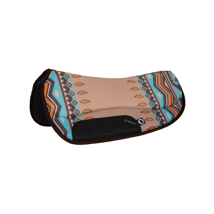 TTECH BARREL SADDLE PAD NEW DESIGN INDI HAZELNUT