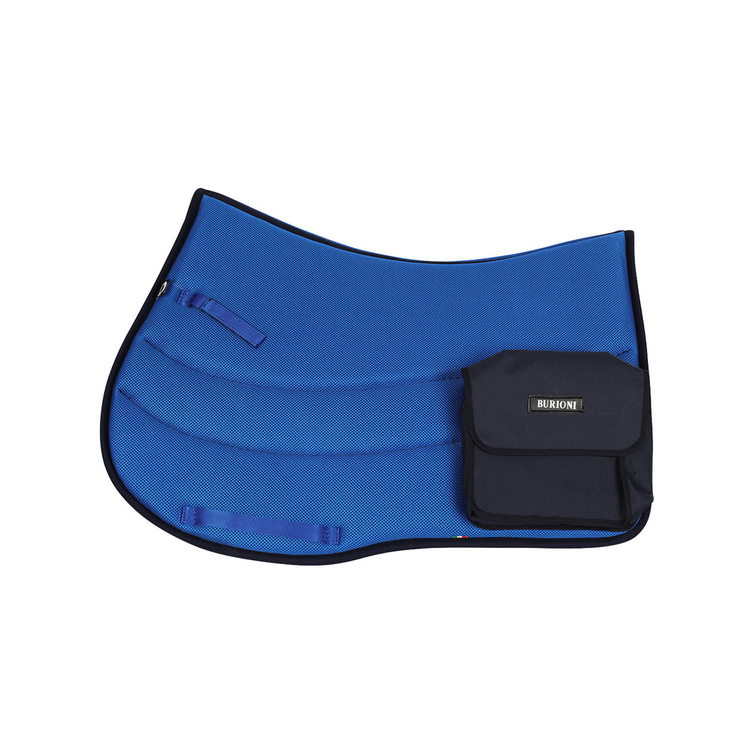 TTECH+SYMPA SADDLE PAD W/POCKETS ROYAL BLUE