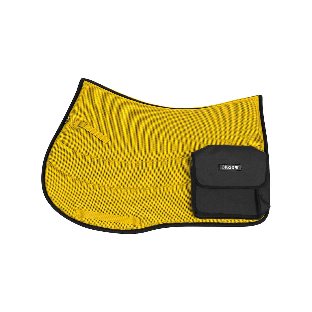 TTECH+SYMPA SADDLE PAD W/POCKETS YELLOW