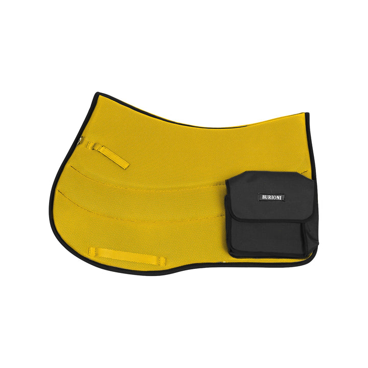 TTECH+SYMPA SADDLE PAD W/POCKETS YELLOW