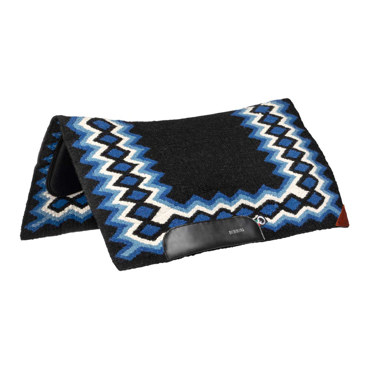 WESTERN SHOW SADDLE PAD IN WOOL WITH DRY F PADDING