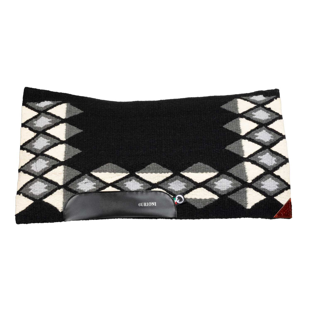 WESTERN SHOW SADDLE PAD IN WOOL WITH DRY F PADDING