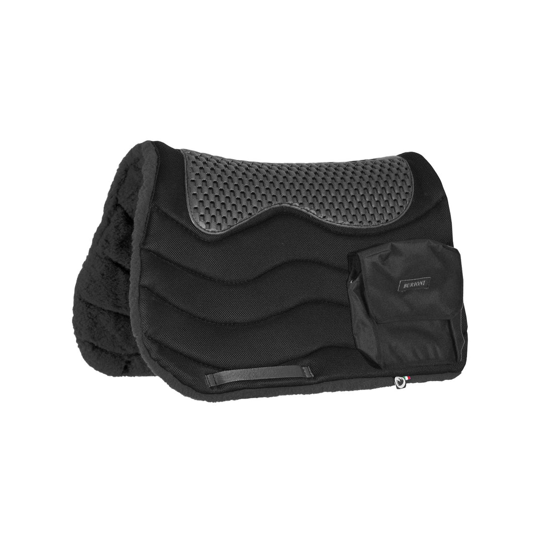 TREKKING SADDEL PAD WITH POCKETS   TT/PILE HD BLACK