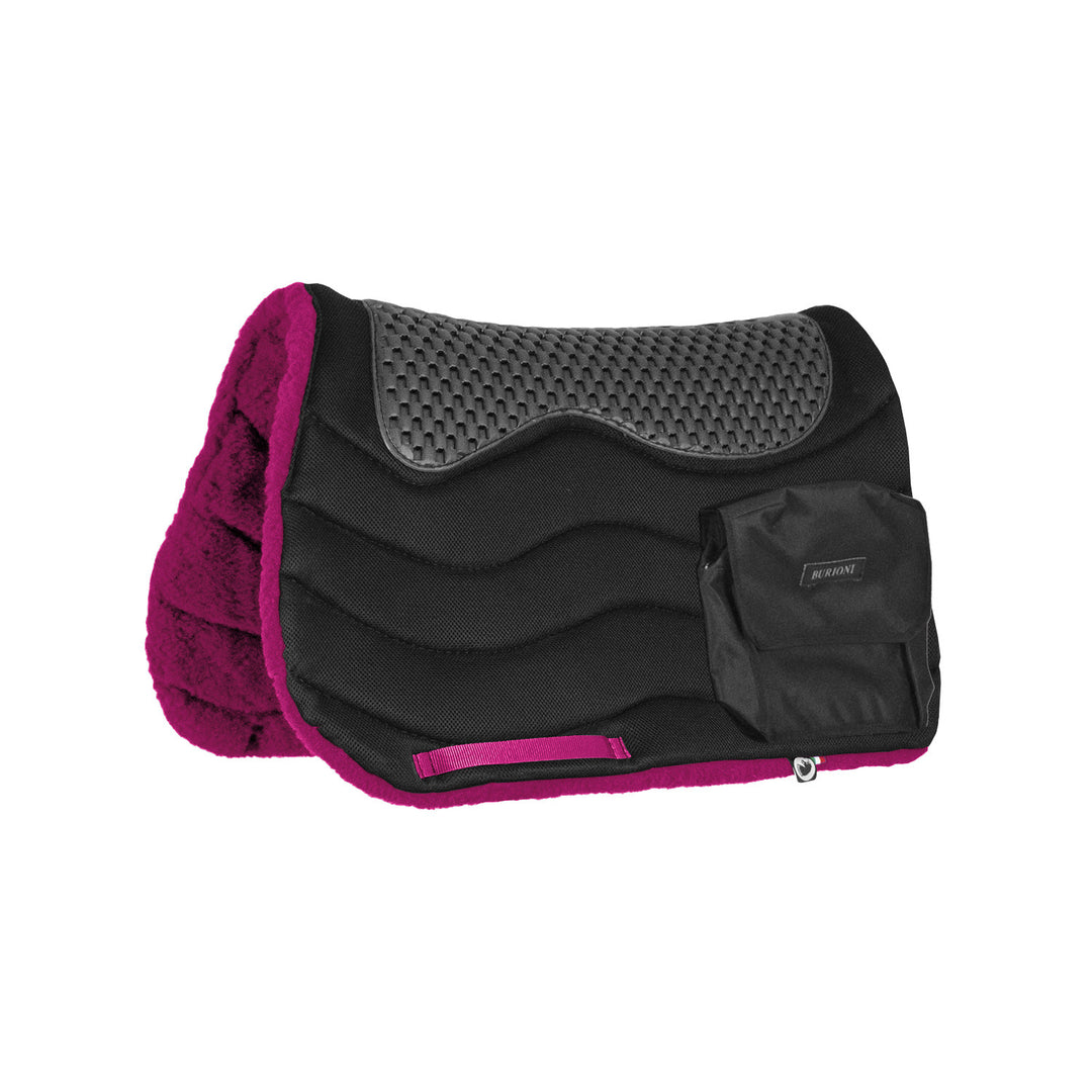 TREKKING SADDEL PAD WITH POCKETS   TT/PILE HD FUCSIA