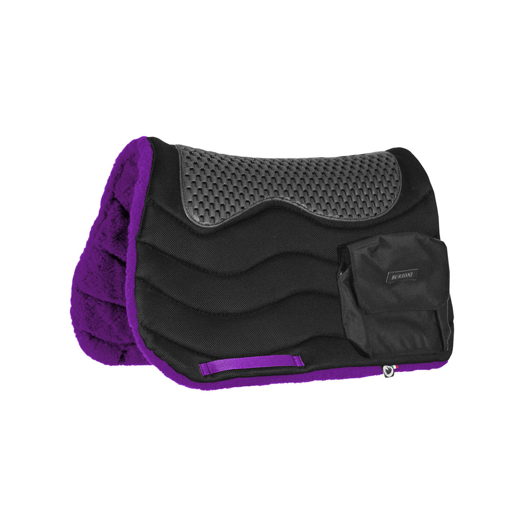TREKKING SADDEL PAD WITH POCKETS   TT/PILE HD PURPLE