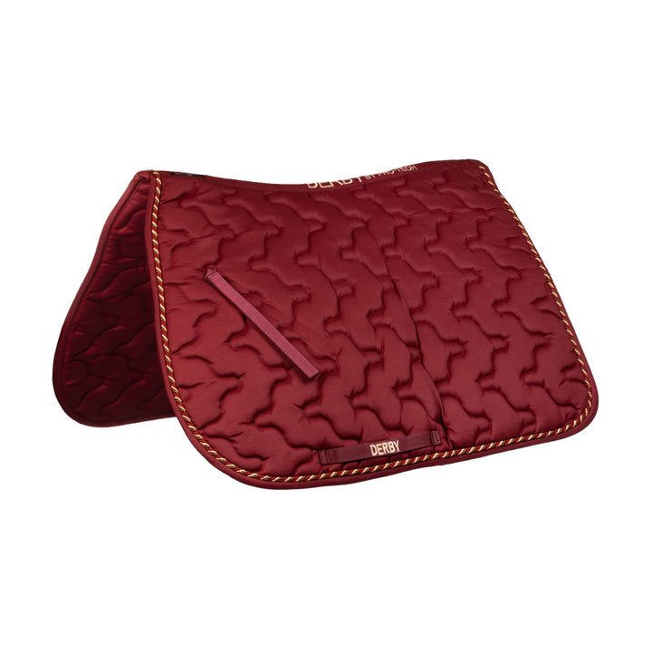 DERBY SADDLE PAD BURGUNDY/MULTI/BURGUNDY