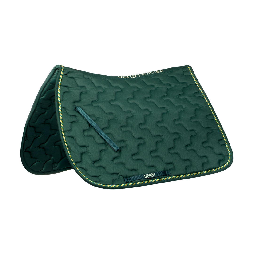 DERBY SADDLE PAD GREEN/MULTI/GREEN