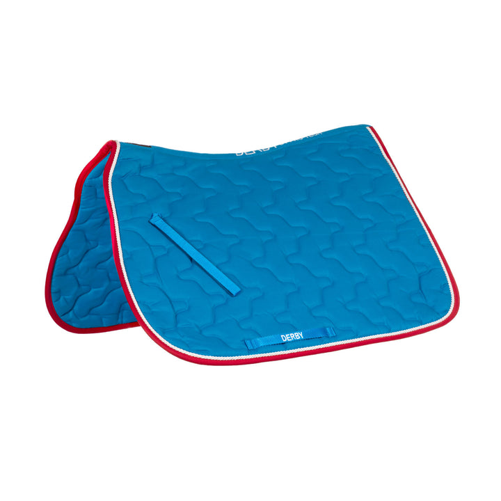 DERBY SADDLE PAD ROYAL/WHITE/RED