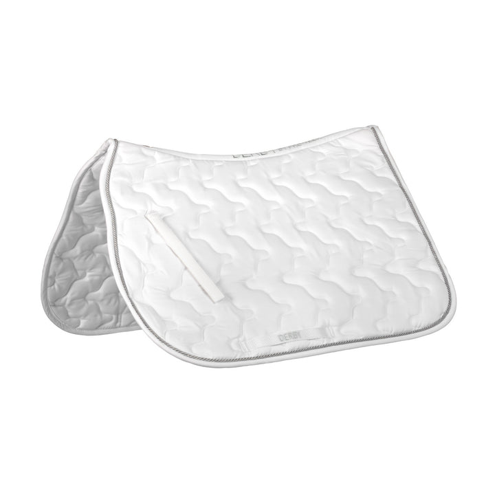 DERBY SADDLE PAD WHITE/SILVER/WHITE