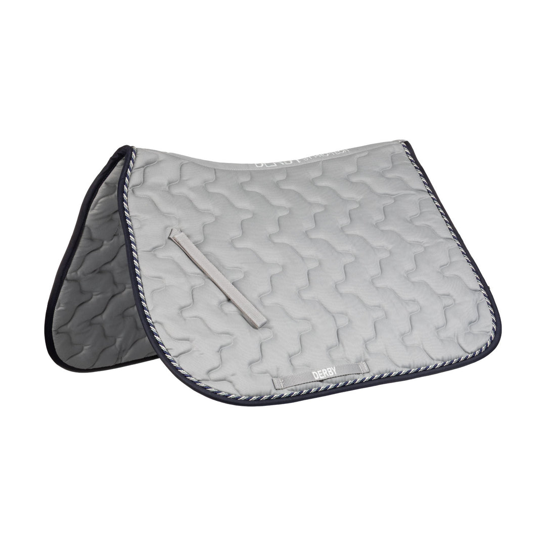 DERBY PONY SADDLE PAD SILVER/MULTI/NAVY