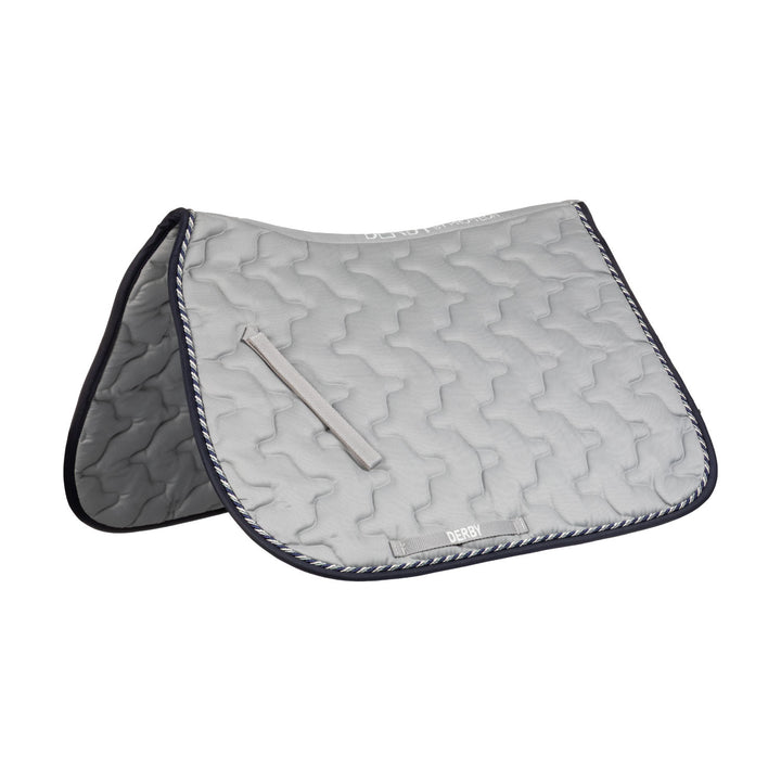 DERBY PONY SADDLE PAD SILVER/MULTI/NAVY