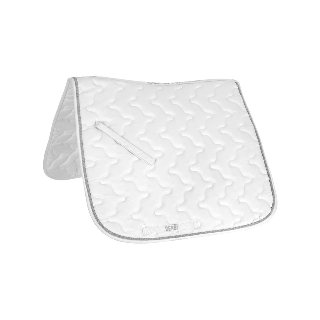 DERBY DRESSAGE SADDLE PAD WHITE/SILVER/WHITE