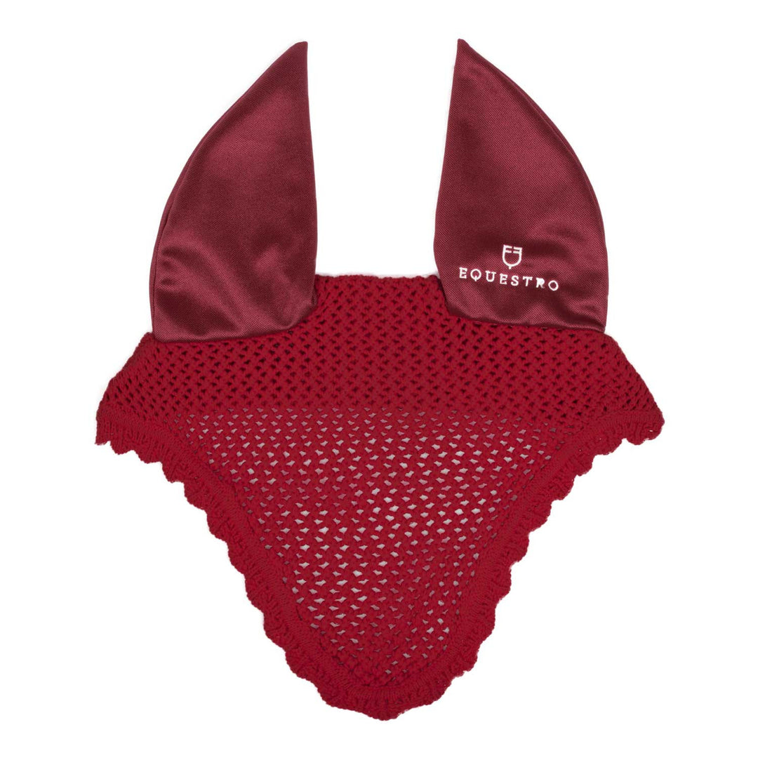 Knitted fly veil with elastic ears