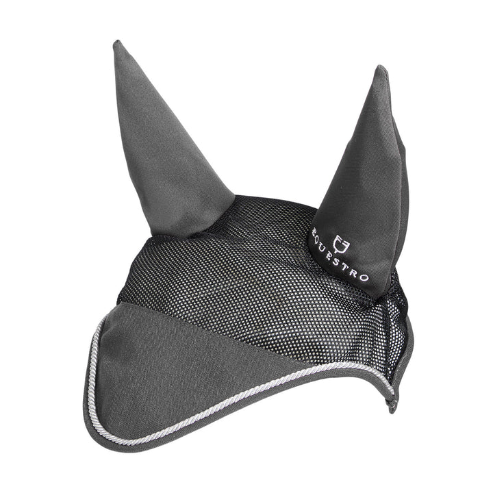 Cotton fly veil and perforated mesh fabric GREY