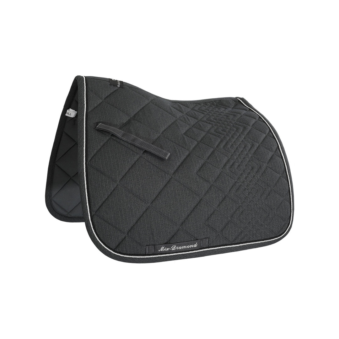 DIAMOND DRESSAGE SADDLE PAD GREY