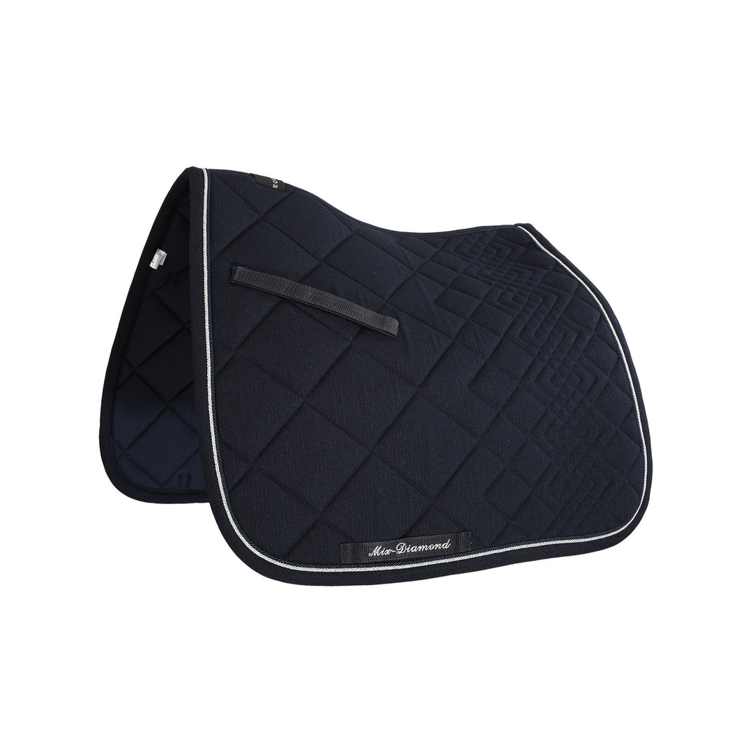 DIAMOND DRESSAGE SADDLE PAD NAVY