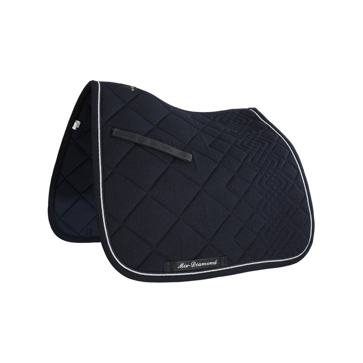 DIAMOND DRESSAGE SADDLE PAD NAVY