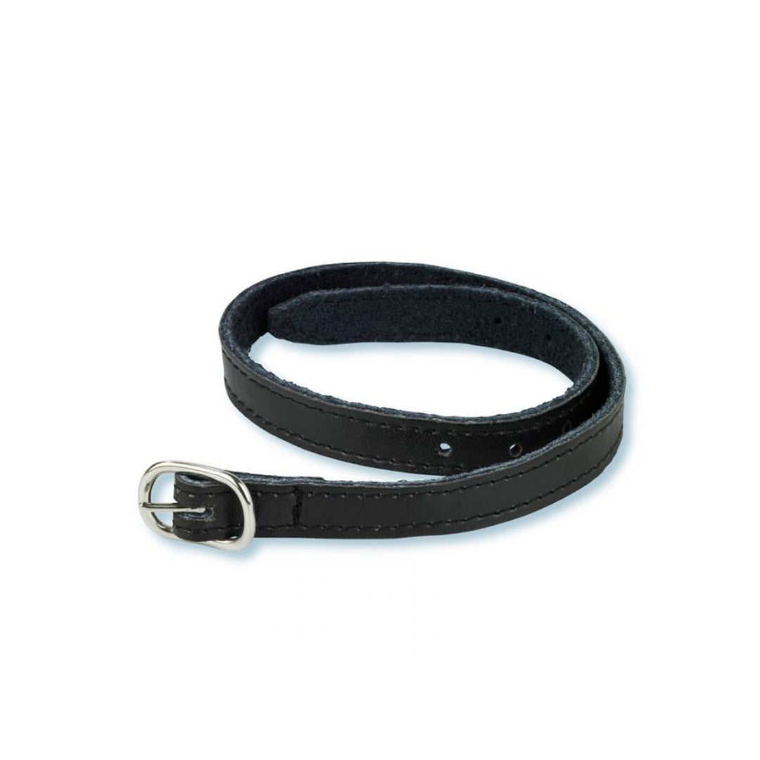 STUBBEN LEATHER SPURS STRAPS, 45 CM BLACK (1 pair)