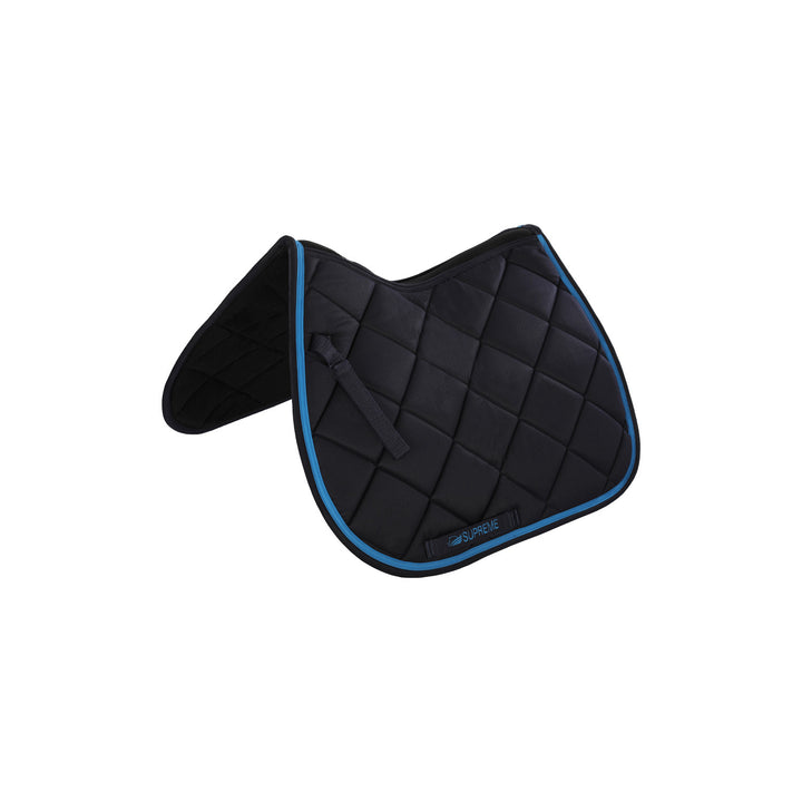 Quilted pony jumping saddle NAVY/ROYAL