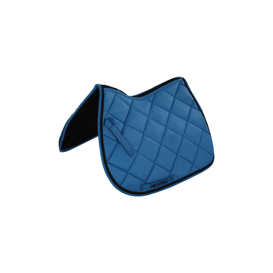 Quilted pony jumping saddle ROYAL/NAVY