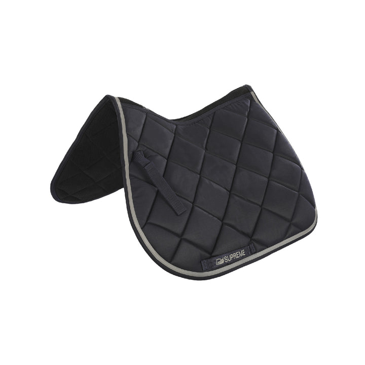 JUMPING QUILTED SADDLE PAD NAVY/LIGHT GREY