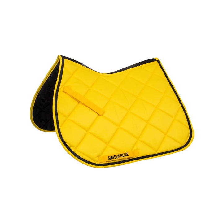 JUMPING QUILTED SADDLE PAD YELLOW/BLACK