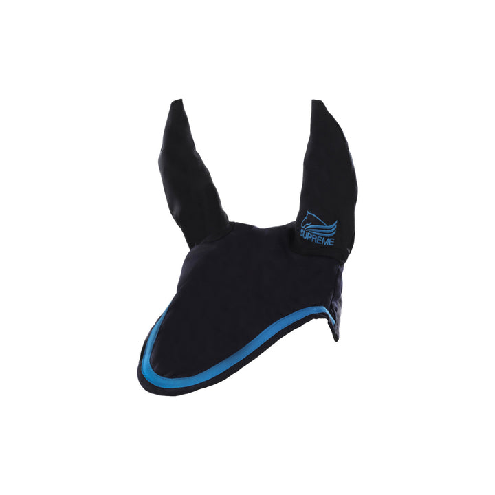 Cotton pony bonnet with contrast piping NAVY/ROYAL