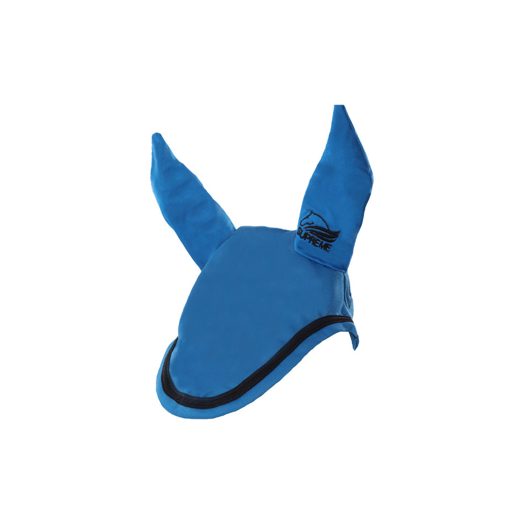 Cotton pony bonnet with contrast piping ROYAL/NAVY