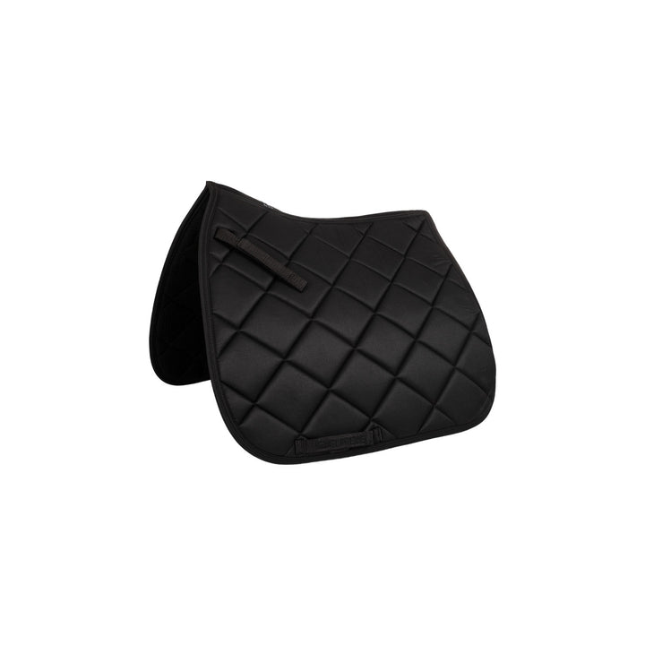Quilted dressage saddle pad BLACK/BLACK