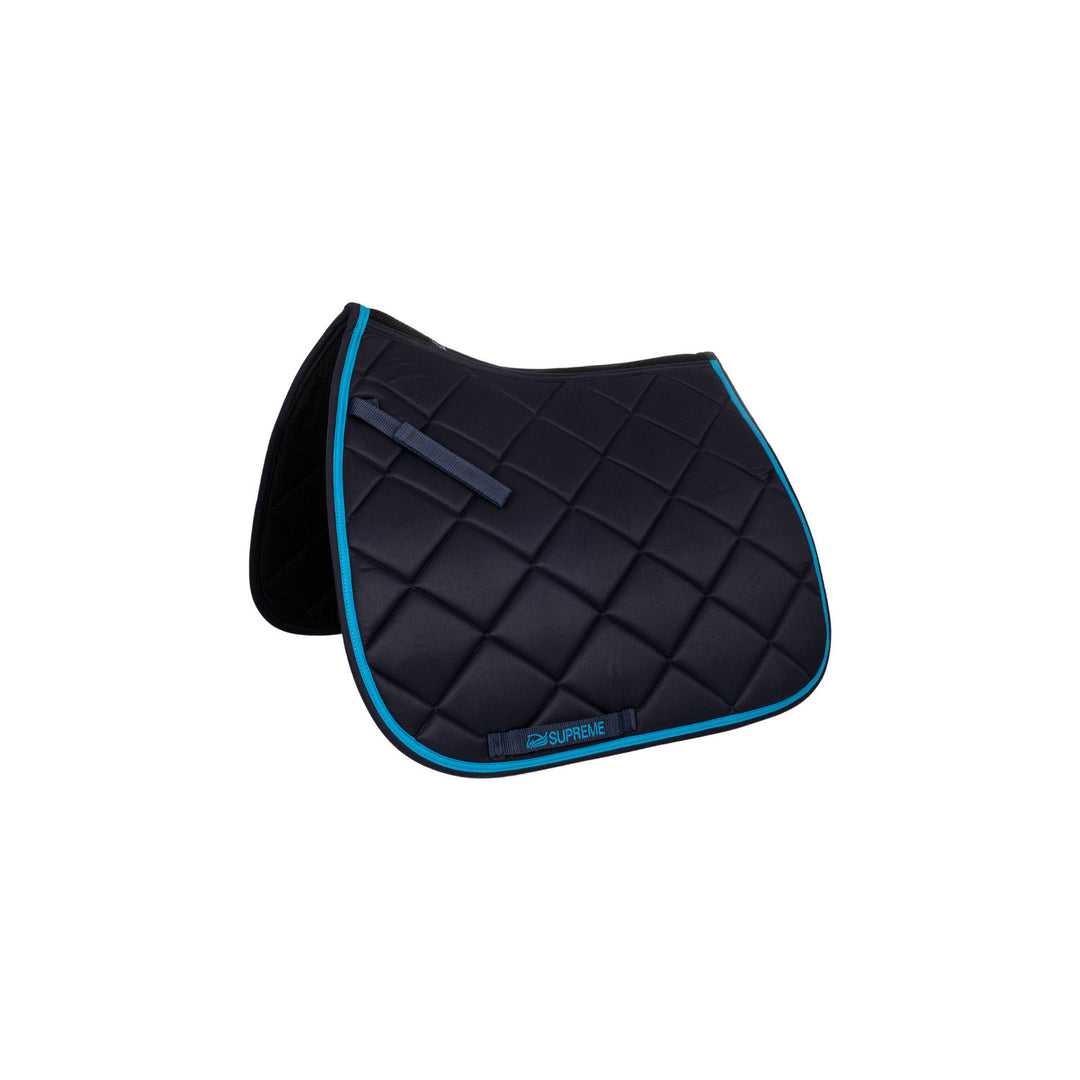 Quilted dressage saddle pad NAVY/ROYAL