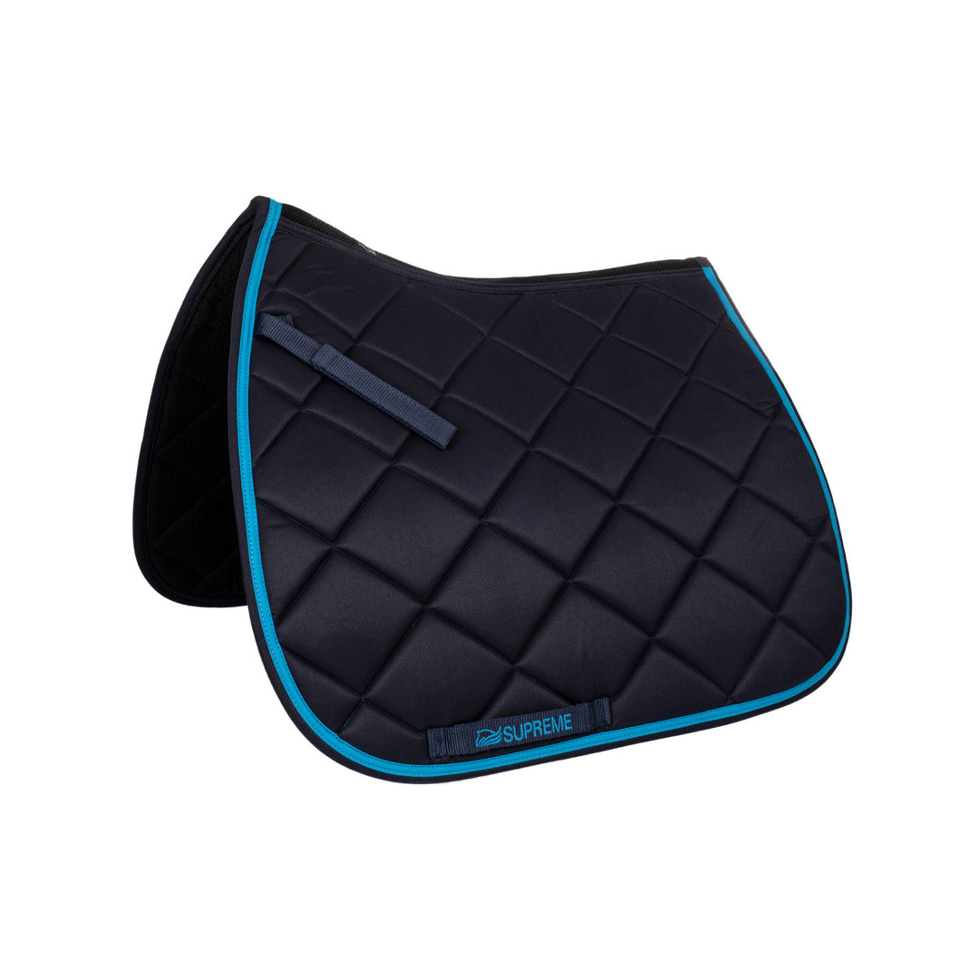 Quilted dressage saddle pad NAVY/ROYAL