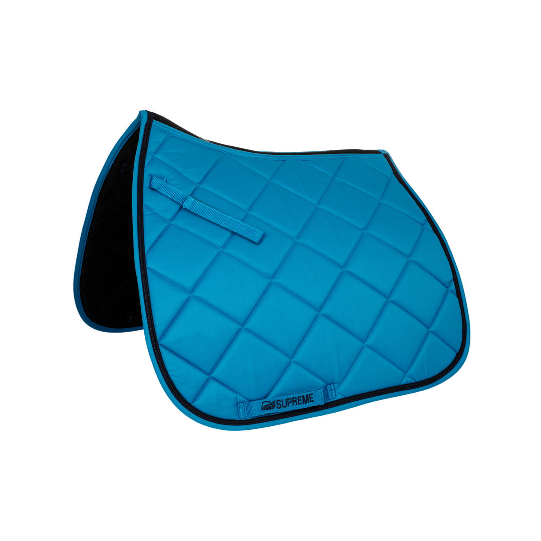 Quilted dressage saddle pad ROYAL/NAVY