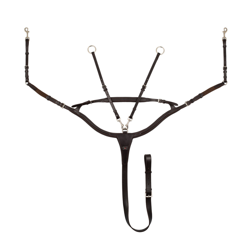 PADDED ANATOMIC BREASTPLATE WITH BRIDGE BROWN